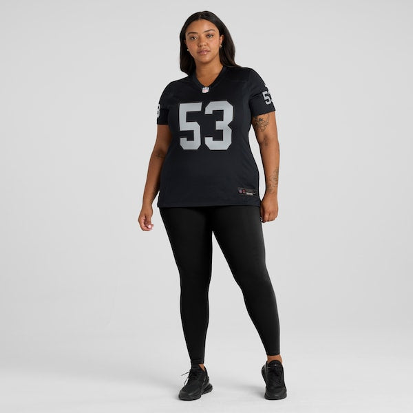 Amari Gainer Las Vegas Raiders Nike Women's  Game Jersey -  Black