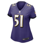Josh Ross Baltimore Ravens Nike Women's Game Player Jersey - Purple