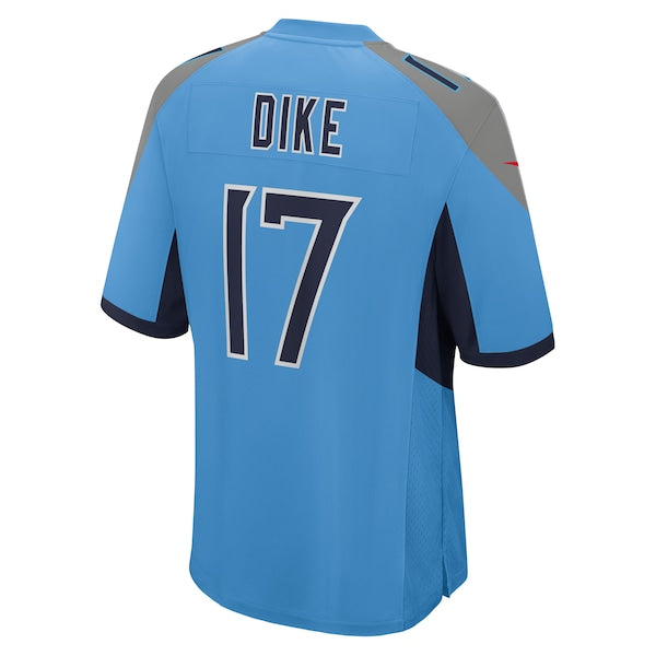 Chimere Dike Tennessee Titans Nike Team Game Jersey -  Light Blue