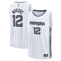 Ja Morant Memphis Grizzlies  Youth 2025/26 City Edition Fast Break Jersey - White