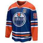 Evander Kane Edmonton Oilers  2025 Stanley Cup Final Home Breakaway Jersey - Royal