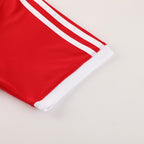 Adidas Short Sleeve Training Jersey Set - AD07- Red/ black