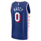 Tyrese Maxey Philadelphia 76ers  Fast Break Replica Player Jersey - Icon Edition - Royal