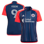 Giacomo Vrioni New England Revolution adidas 2024 Boston Tea Party Replica Player Jersey – Navy