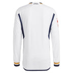 Los Merengues adidas Home 2023/24 Authentic Long Sleeve Jersey - White