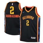 Shai Gilgeous-Alexander Oklahoma City Thunder Nike Unisex Swingman Jersey - City Edition - Black