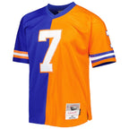 John Elway Denver Broncos 1990 Split Legacy Replica Jersey - Royal/Orange