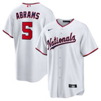 CJ Abrams Washington Nationals Nike Youth Home Replica Player Jersey - White