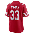 Rock Ya-Sin San Francisco 49ers Nike Team Game Jersey -  Scarlet
