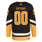 Pittsburgh Penguins adidas  Alternate 2021/22 Primegreen Authentic Custom Jersey - Black