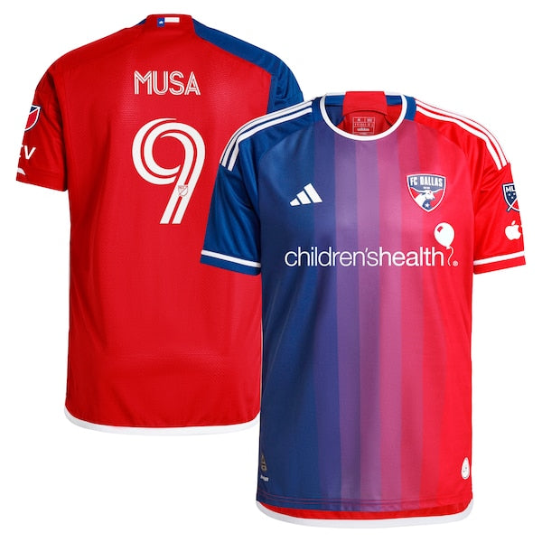 Petar Musa FC Dallas adidas 2024 After Burner Authentic Player Jersey - Navy