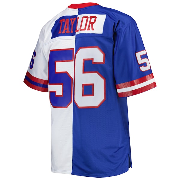 Lawrence Taylor New York Giants Big & Tall Split Legacy Retired Player Replica Jersey - Royal/White