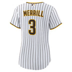 Jackson Merrill San Diego Padres Nike Women's Home Replica Jersey - White