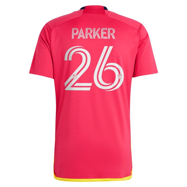 Tim Parker St. Louis City SC adidas 2024 CITY Kit Replica Jersey - Red