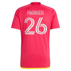 Tim Parker St. Louis City SC adidas 2024 CITY Kit Replica Jersey - Red