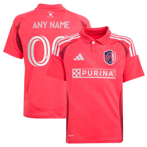 St. Louis City SC adidas Youth 2025 Forever CITY Red Replica Custom Jersey - Red