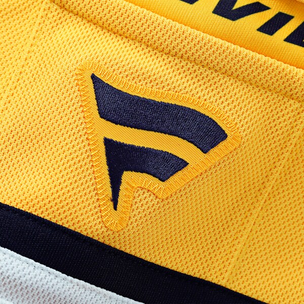 Nashville Predators  Away Premium Custom Jersey - White/Gold