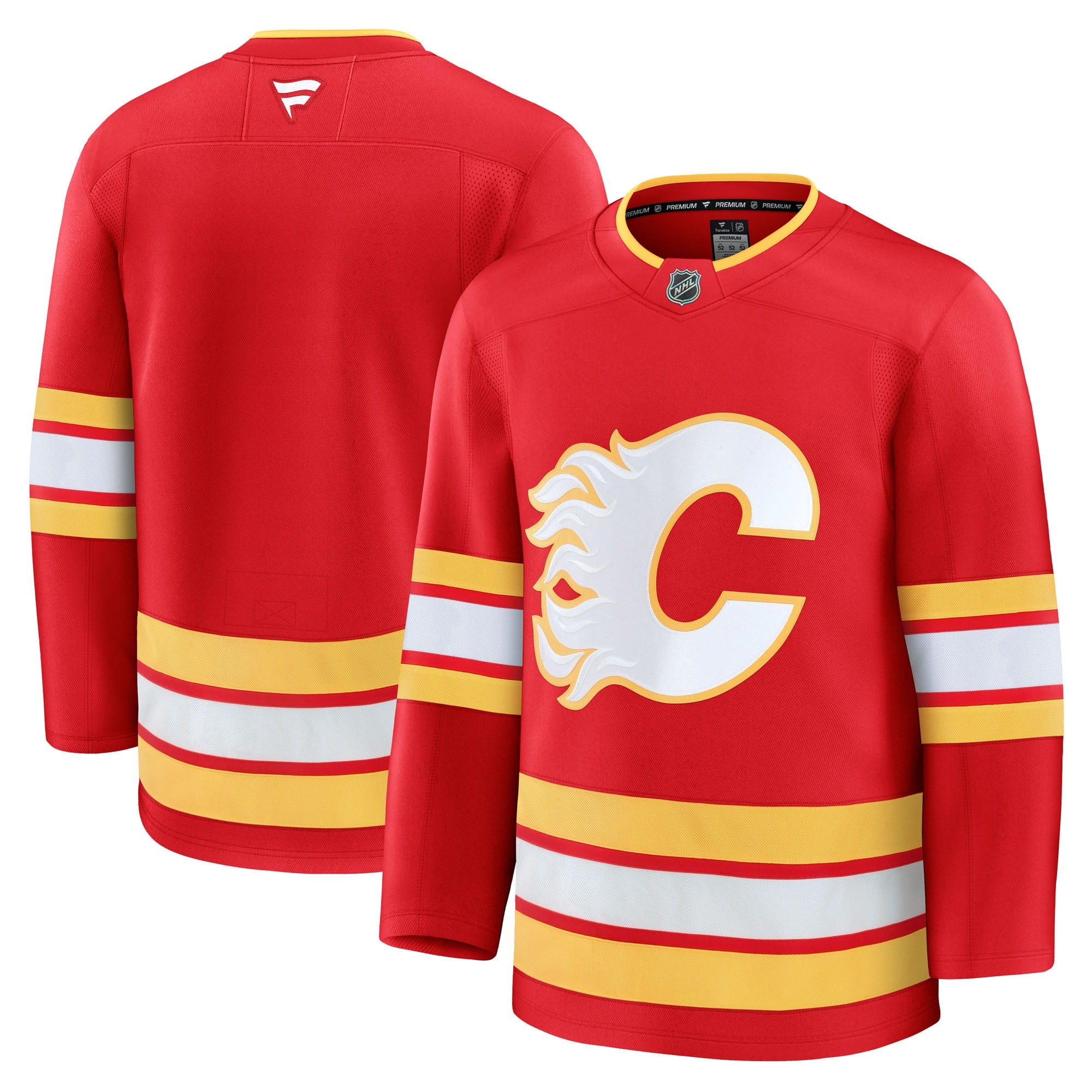 Calgary Flames  Alternate Premium Jersey - Black/Red/White