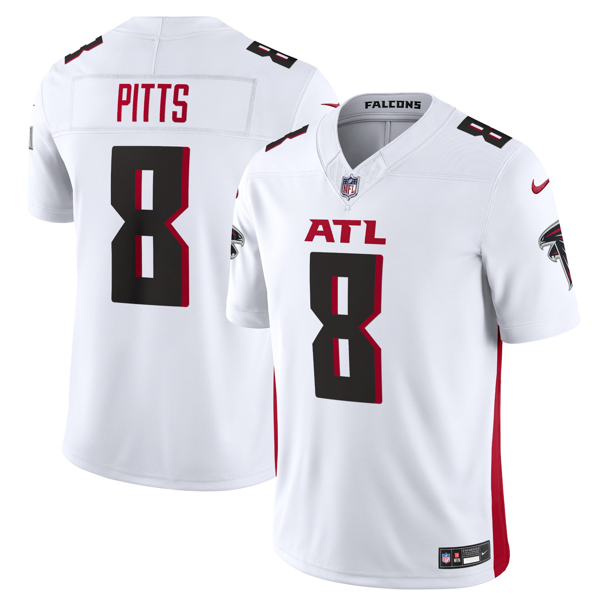 Kyle Pitts Atlanta Falcons Nike Vapor F.U.S.E. Limited Jersey - Black/Red/White