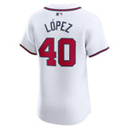 Reynaldo Lopez Atlanta Braves Nike Home Elite Player Jersey - White
