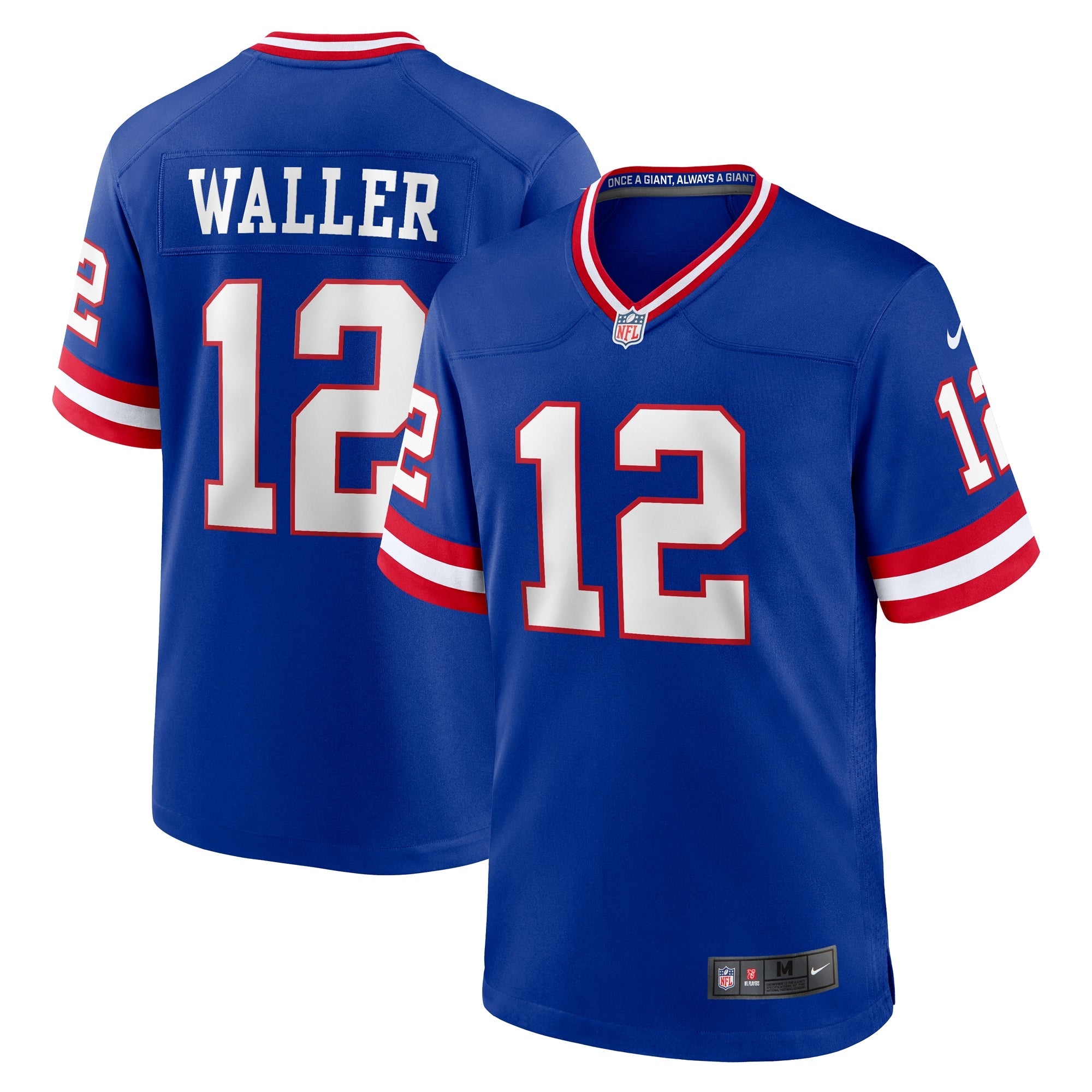 Darren Waller New York Giants Nike Away Game Jersey - White/Royal