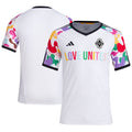 Vancouver Whitecaps FC adidas 2023 Pride Pre-Match Top - White