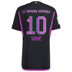 Leroy Sané Bayern Munich adidas 2023/24 Away Authentic Player Jersey - Black/White