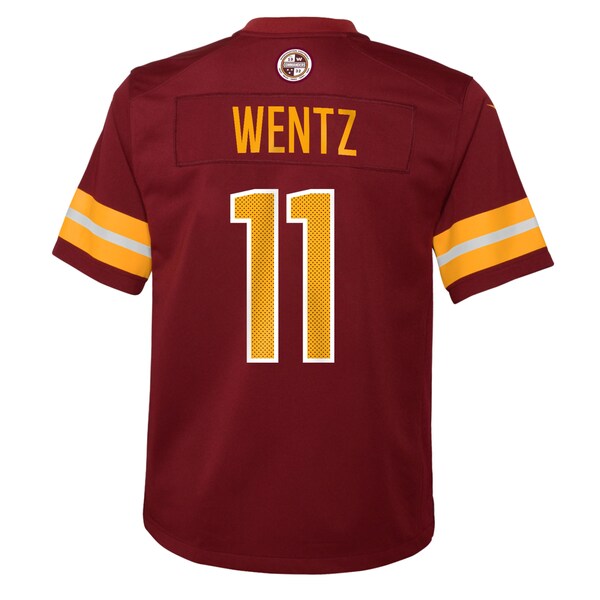 Carson Wentz Washington Commanders Nike Youth Game Jersey - Burgundy/Black/White