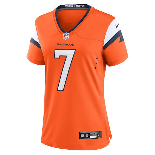 John Elway Denver Broncos Nike Women's Retired Player Game Jersey - Orange