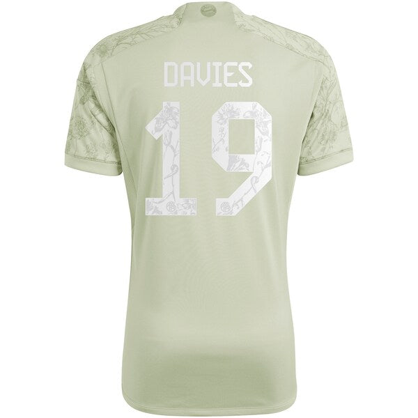 Alphonso Davies Bayern Munich adidas 2023/24 Oktoberfest Replica Player Jersey - Green