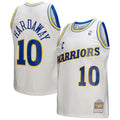 Tim Hardaway Golden State Warriors  Hardwood Classics 1990/91 Swingman Jersey - White