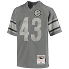 Troy Polamalu Pittsburgh Steelers Youth 2005 Retired Player Metal Replica Jersey - Charcoal