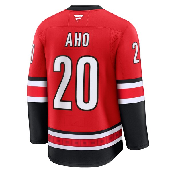 Sebastian Aho Carolina Hurricanes  Alternate Premium Jersey - Red/Black/White