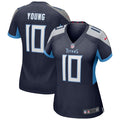 Vince Young Tennessee Titans Nike Women's Game Retired Player Jersey - Navy