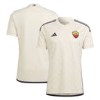 AS Roma adidas 2023/24 Away Replica Jersey - Cream