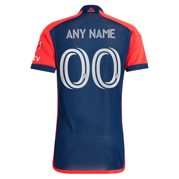 New England Revolution adidas 2024 Boston Tea Party Authentic Custom Jersey – Navy