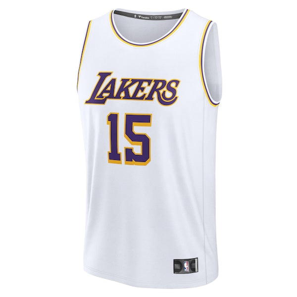 Austin Reaves Los Angeles Lakers  Youth Fast Break Replica Player Jersey - Association Edition - White