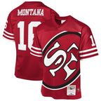 Joe Montana San Francisco 49ers 1990 Throwback Fashion Jersey - Scarlet