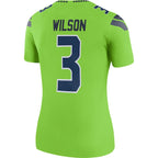 Russell Wilson Seattle Seahawks Nike Women's Color Rush Legend Jersey - Neon Green