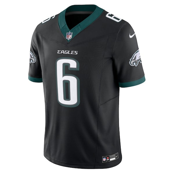 DeVonta Smith Philadelphia Eagles Nike Alternate Vapor F.U.S.E. Limited Jersey - Black/Green/White