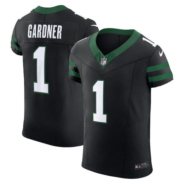 Ahmad Sauce Gardner New York Jets Nike Alternate Vapor F.U.S.E. Elite Jersey  - Legacy Black