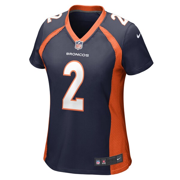 Patrick Surtain II Denver Broncos Nike Women's Home Game Player Jersey - Navy/Orange