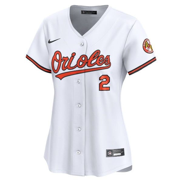 Gunnar Henderson Baltimore Orioles Nike Women's Home Limited Player Jersey – White