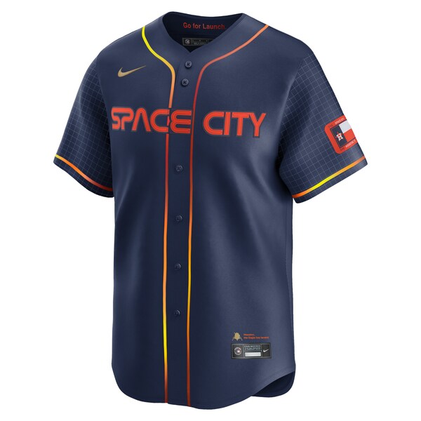Jeremy Peña Houston Astros Nike City Connect Limited Player Jersey - Navy
