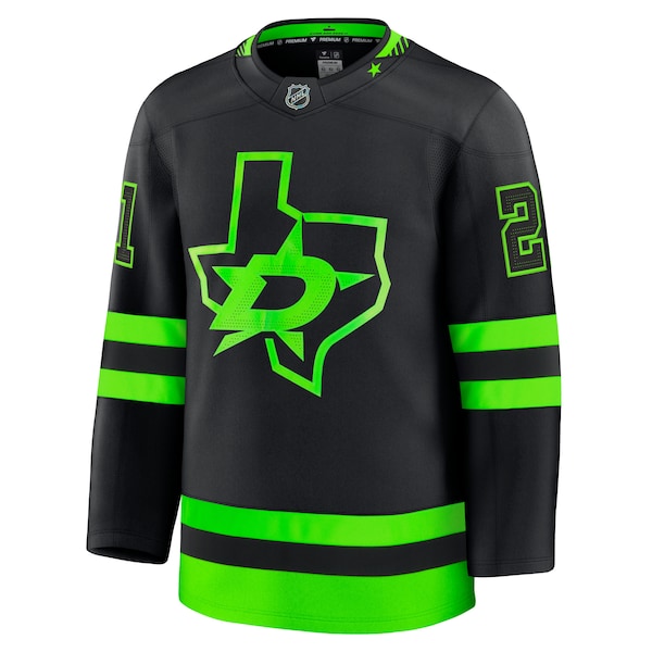 Jason Robertson Dallas Stars  Alternate Premium Jersey - Black/Kelly Green