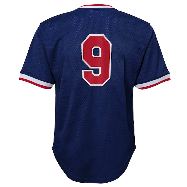 Ted Williams Boston Red Sox Youth Cooperstown Collection Mesh Batting Practice Jersey - Navy