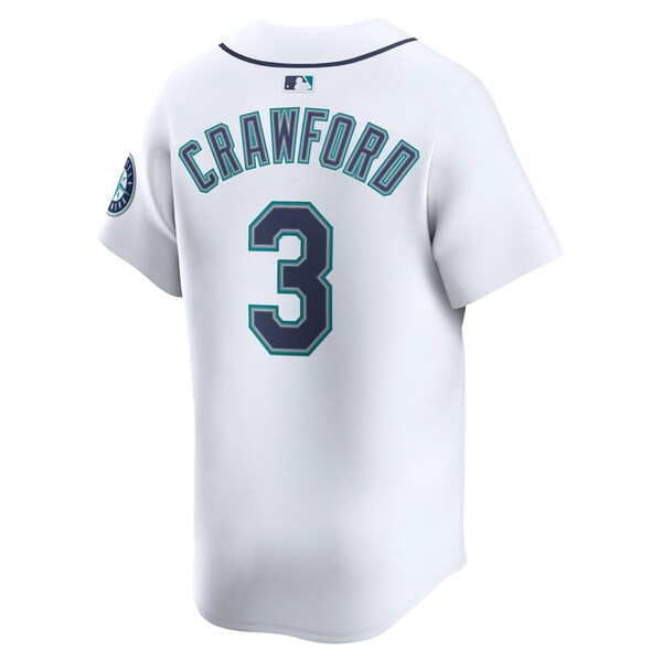 J.P. Crawford Seattle Mariners Nike Home Limited Player Jersey - White