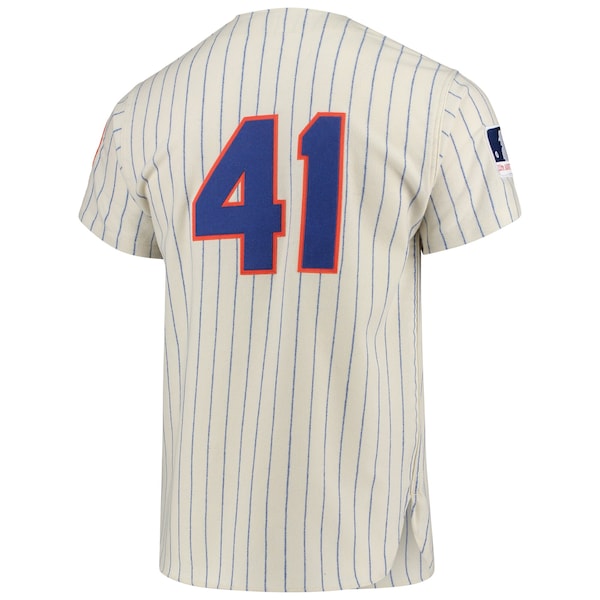 Tom Seaver New York Mets  1969 Cooperstown Collection Authentic Jersey - Cream
