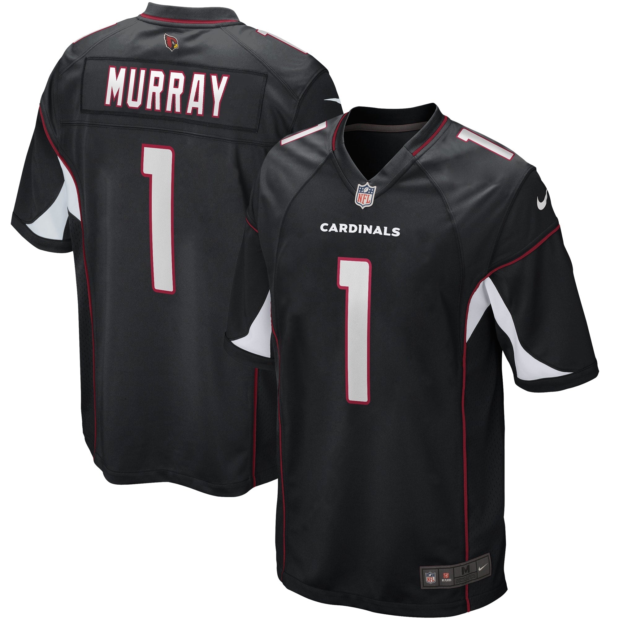 Kyler Murray Arizona Cardinals Nike Game Player Jersey - White/Black/Cardinal