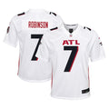 Bijan Robinson Atlanta Falcons Nike Youth Player Game Jersey - White